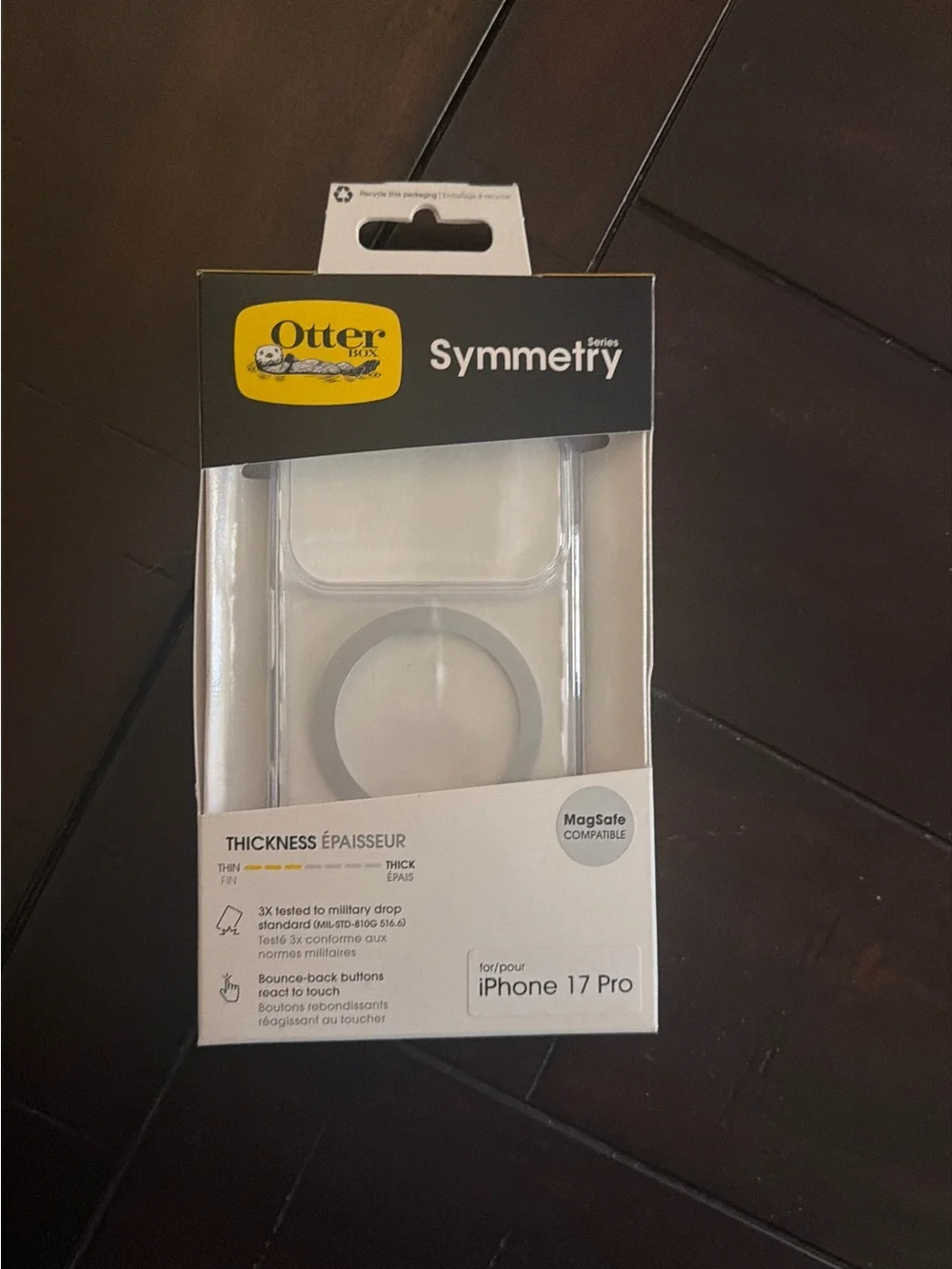OtterBox Clear MagSafe Compatible Case for iPhone 17 Pro - Transparent/Clear